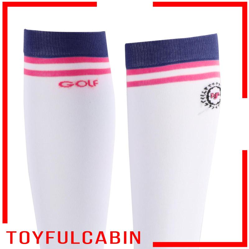 1 Đôi Tất Đùi Cotton Kẻ Sọc Chống Trượt Thời Trang Cho Nữ