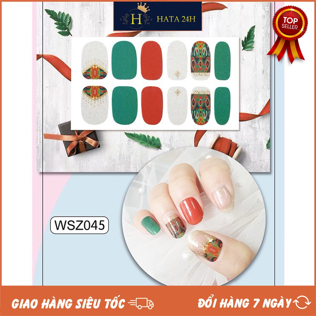 Set Sticker Dán Móng Tay 3D Cực Xinh Cho Các Nàng P230 - Nail Wraps HOT TREND