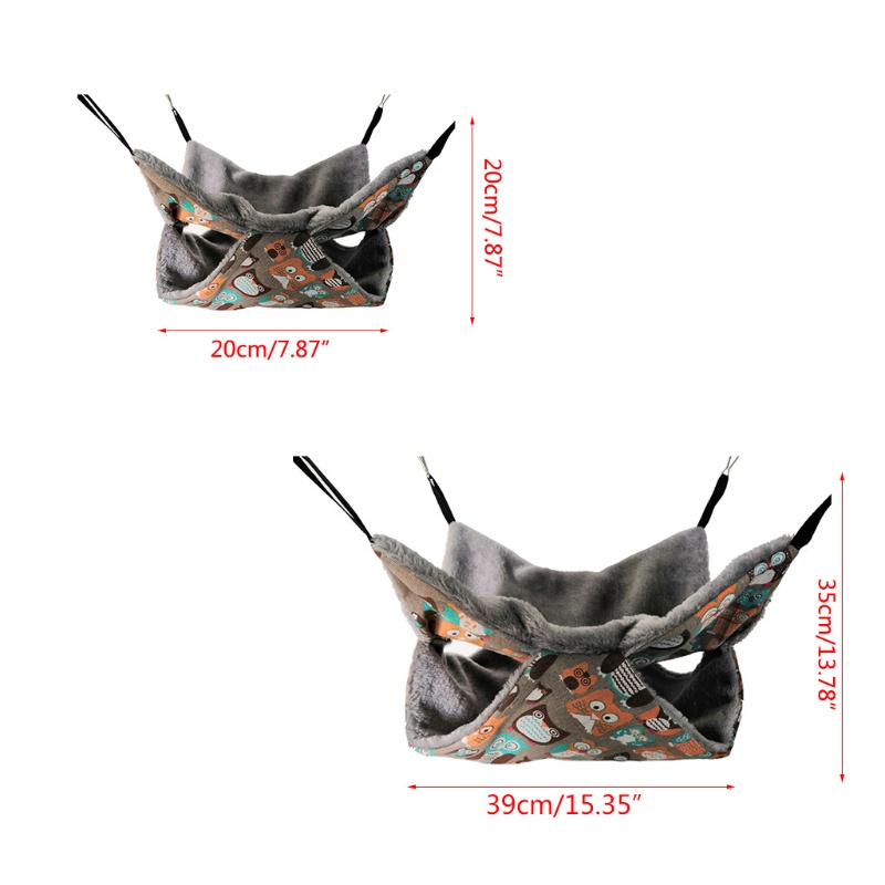 Giường Ngủ Nhiều Lớp Mềm Mại Cần Thiết Cho Hamster / Sóc / Vẹt