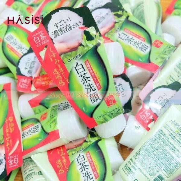 Sữa Rửa Mặt Trà Xanh Nhật ROHTO SHIROCHASOU GREEN TEA FOAM 120g