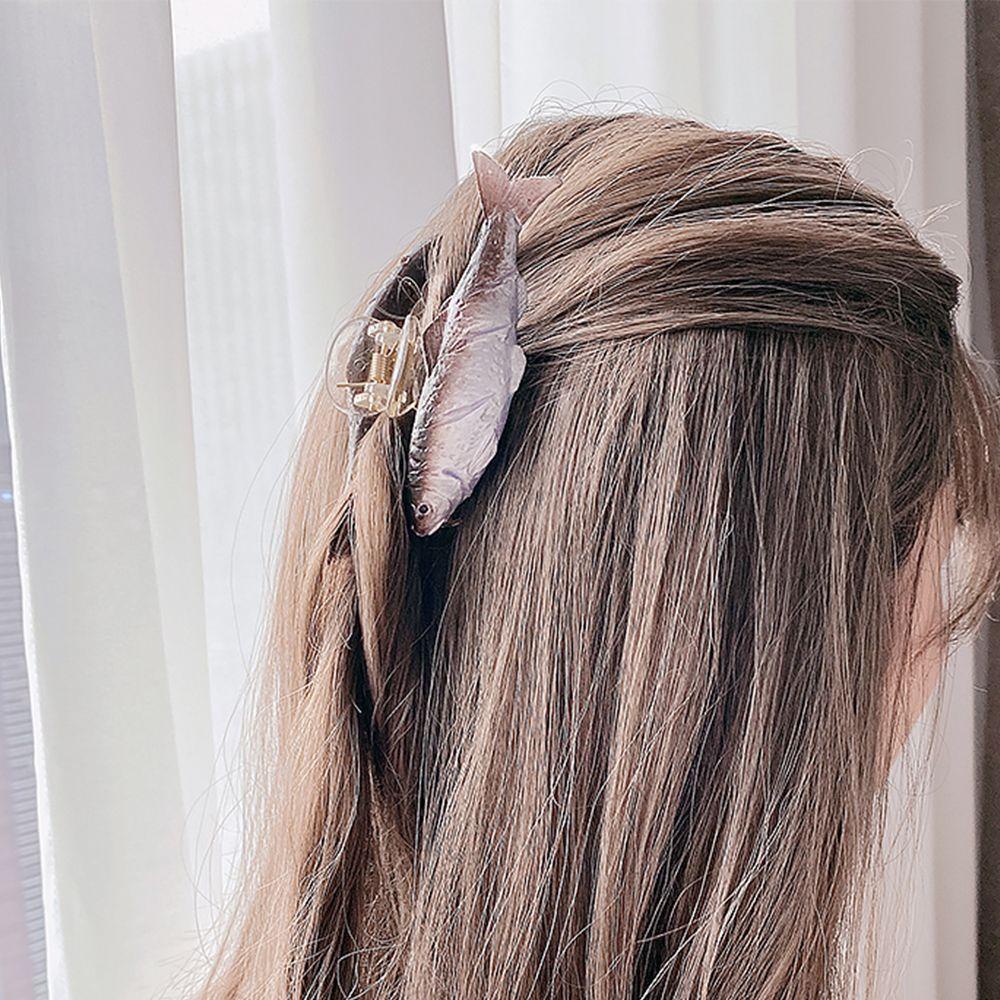 Kẹp Tóc Hình Móng Vuốt Gà Bằng PVC Acrylic Dễ Thương Cho Bé