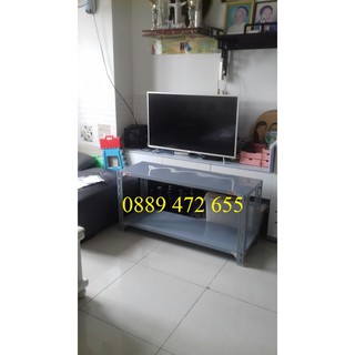 kệ sắt v lỗ 2 tầng cao 500 x rộng 300 x dài 1000
