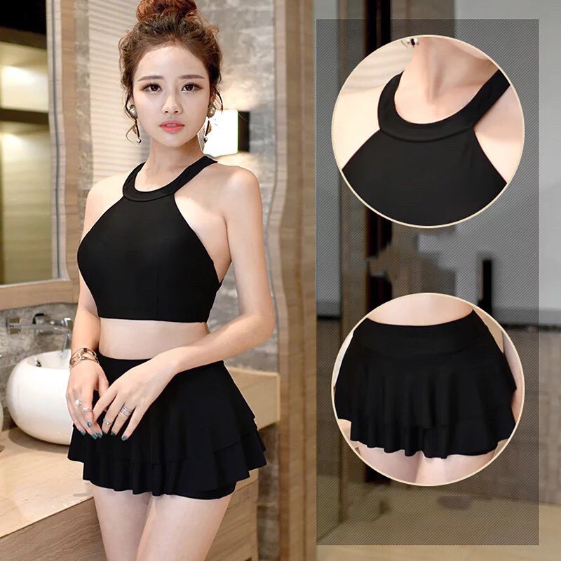 Bikini 2 Mảnh, Áo Tắm, Đồ Bơi Dạng Váy Thời Trang Đi Biển BK11 | BigBuy360 - bigbuy360.vn