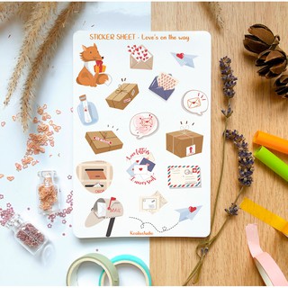 Bullet Journal Sticker - happy mail - trang trí sổ