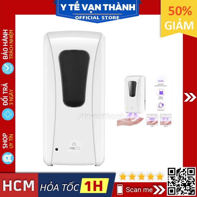 ✅ [BẢO HÀNH 6TH] Máy Rửa Tay Tự Động- OEM 1000ml, Bình Xịt Khử Trùng Tự Động -VT0728