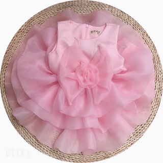 Đầm công chúa xoè 3 tầng hàng qccc cho bé từ 8-22kg