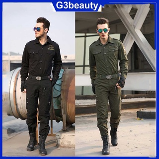Bộ quần áo nam kaki phong cách  lính mỹ (xanh)