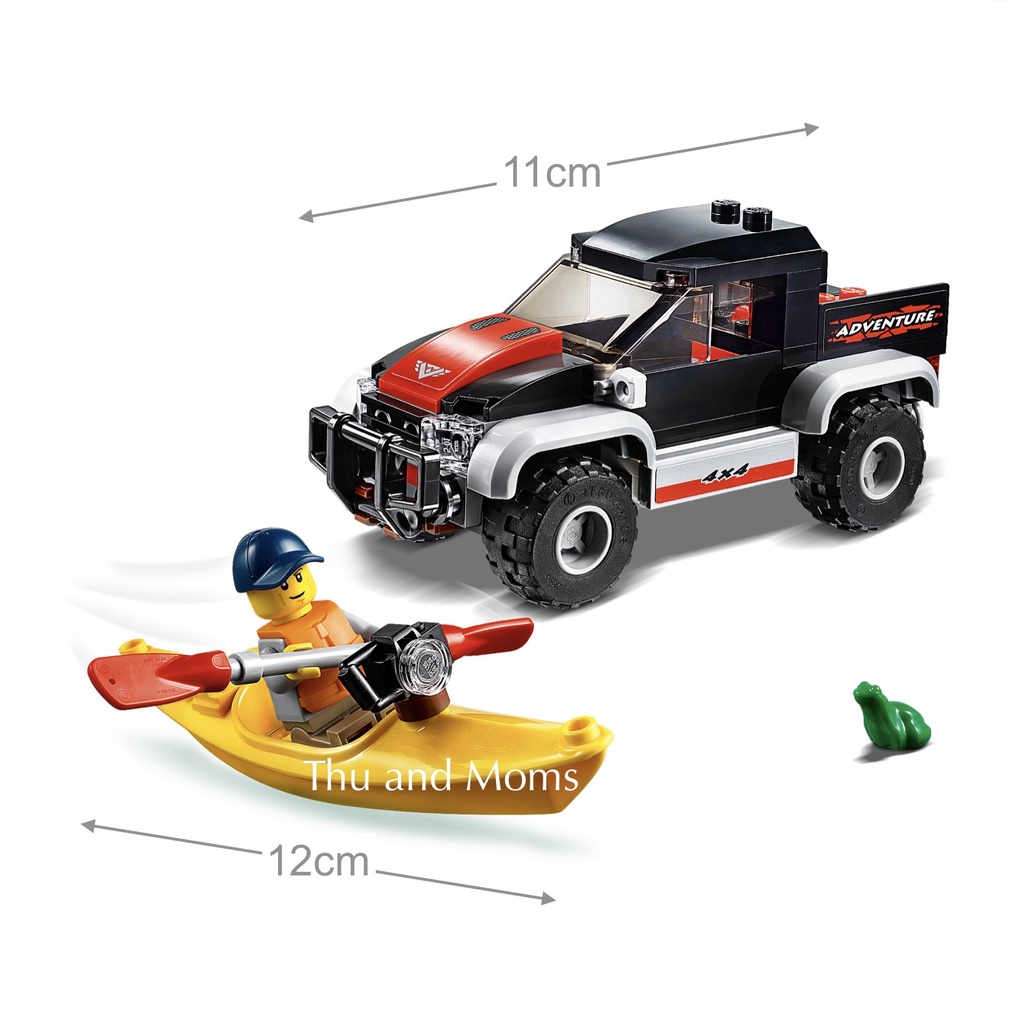 Lego City 60240 xe chở thuyền Kayak