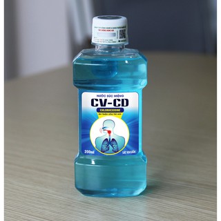 Nước súc miệng CV - CD (Chứa Chlorhexidine) - sát khuẩn đường họng
