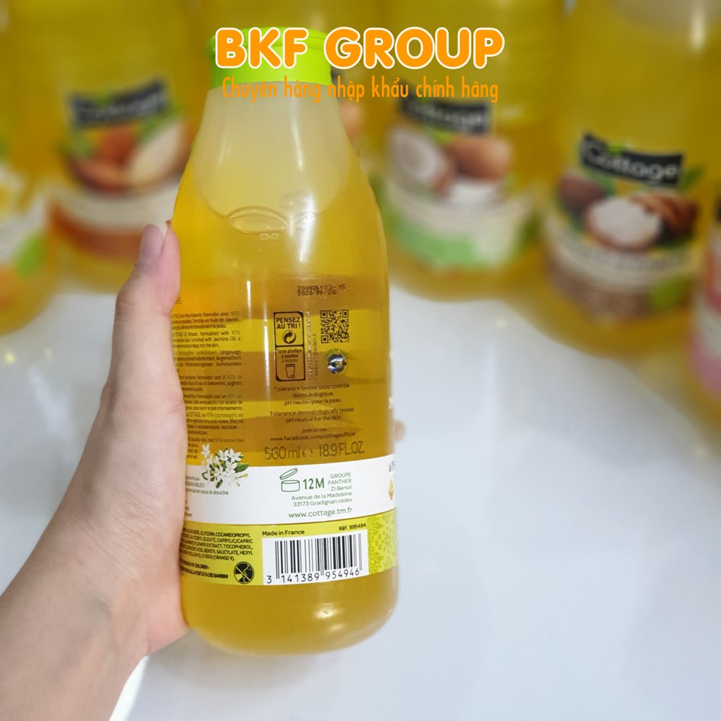 Sữa Tắm COTTAGE Hương Hoa Nhài - Jasmin Oil 560ml