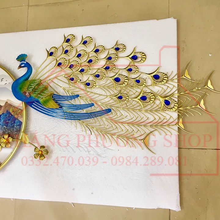 Đồng Hồ Treo Tường Chim Công Uyên Ương TP-031-1 )