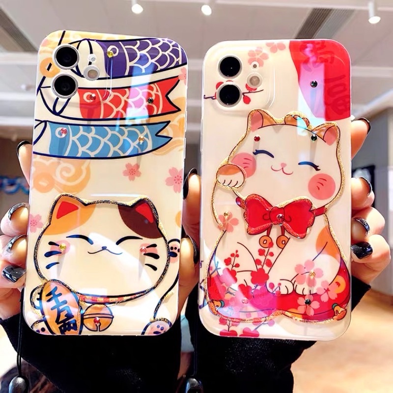 ốp mèo thần tài mẫu mới 2023 iP14/14Promax/13/13Promax/12/12Promax (alocase)