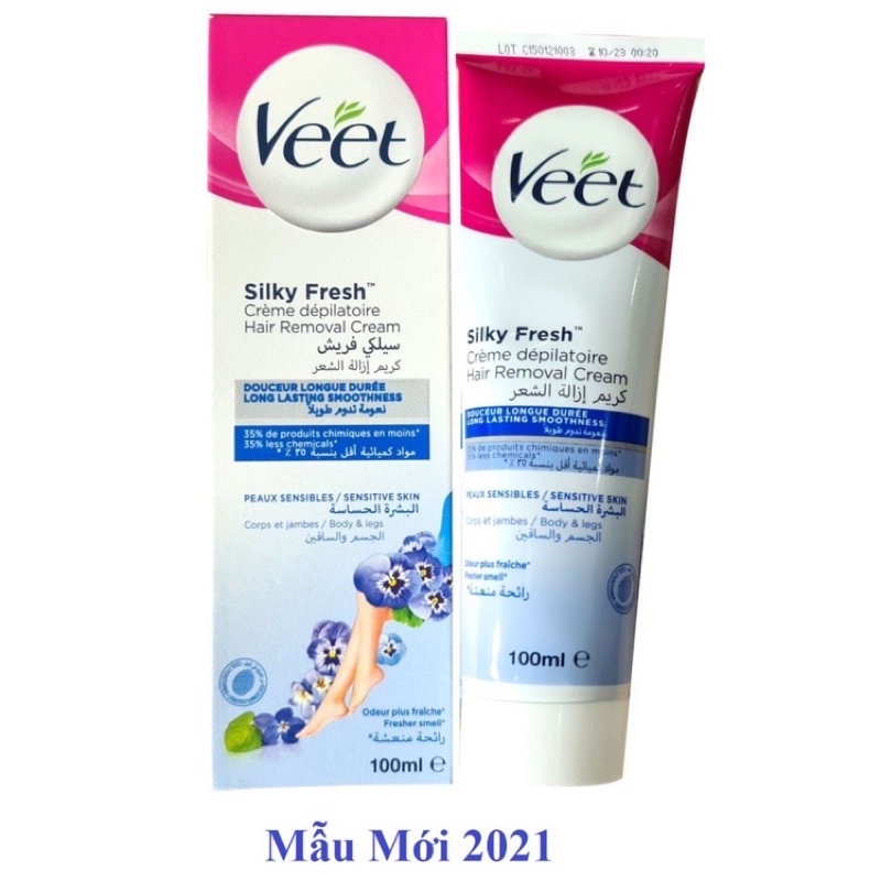 Kem tẩy lông Veet 100ml - Nhập khẩu Pháp | Tẩy lông vùng kín - Triệt lông vĩnh viễn