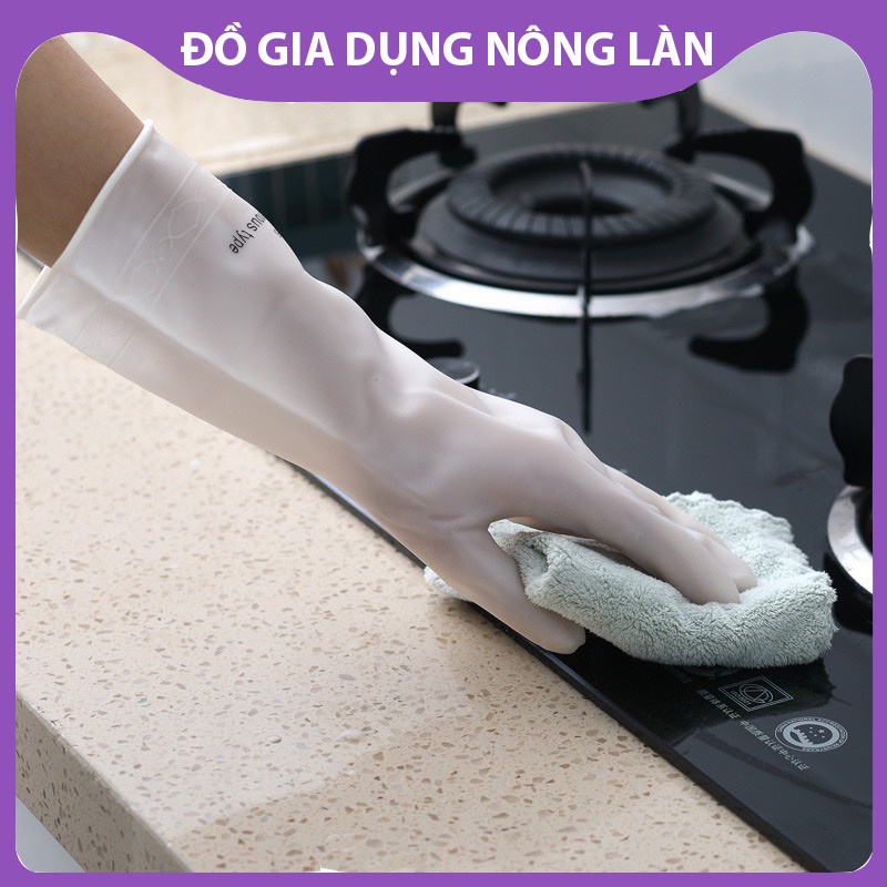 Gang tay cao su con hưu - siêu bền, siêu dai - rửa bát, làm bếp, làm vườn, dọn vệ sinh - bảo vệ da tay NL Shop