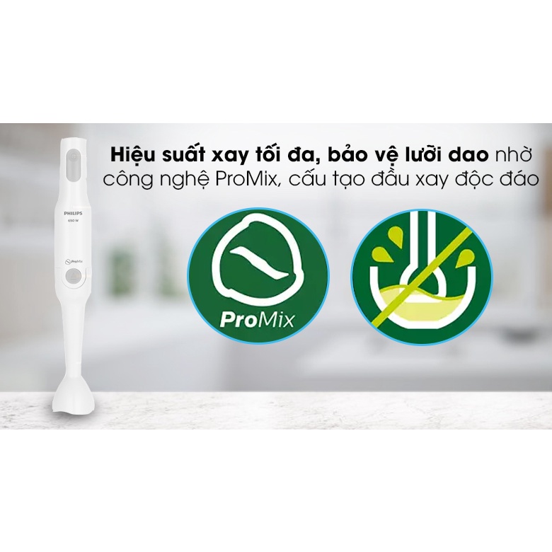 HR2531 - Máy xay sinh tố cầm tay Philips HR2531 650 W - Hàng chính hãng - Smart House