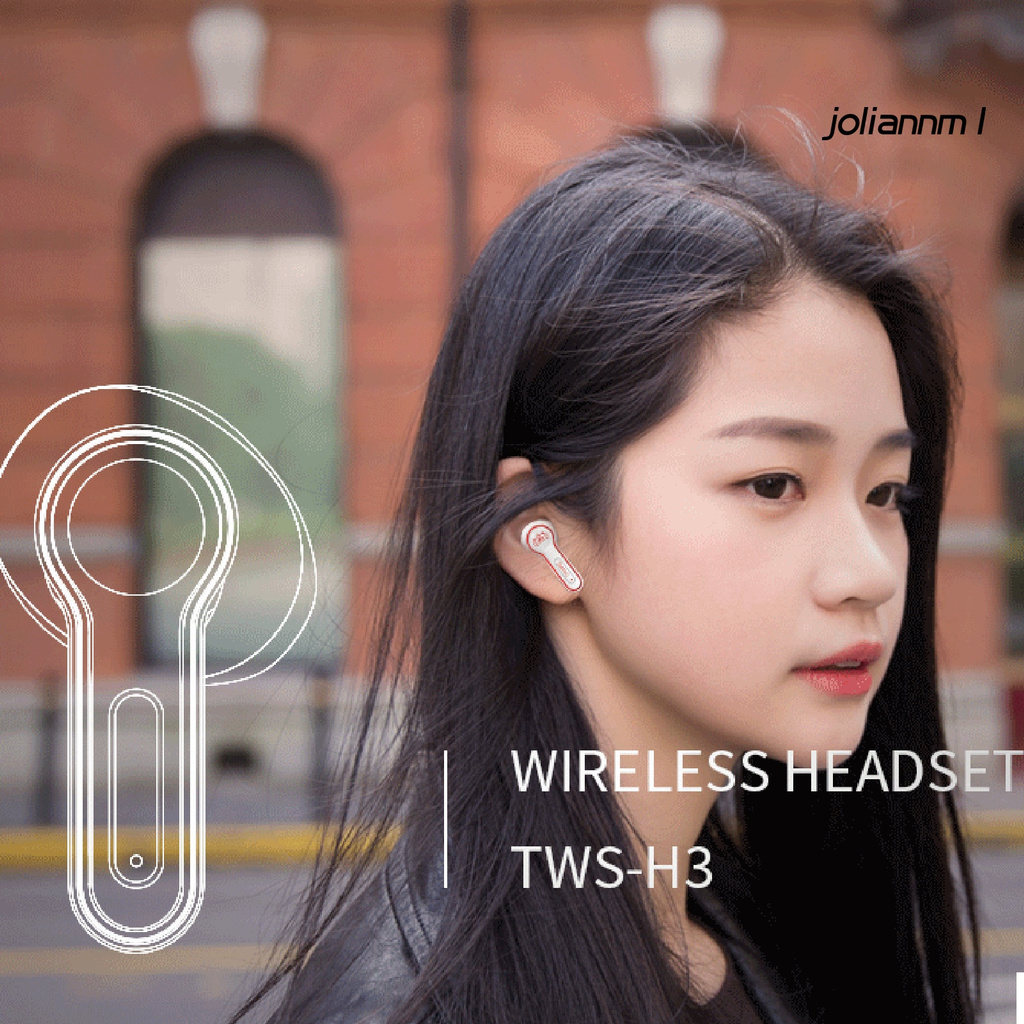 Tai Nghe Nhét Tai Không Dây Bluetooth 5.0 Joliannn H3 Tws Điện Thoại