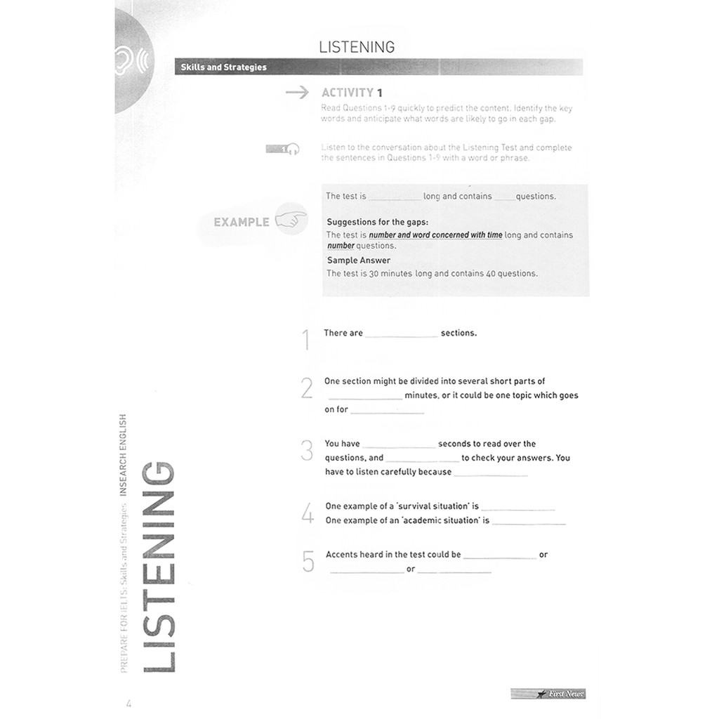 Sách - IELTS Skills Listening & Speaking kèm 1CD (Lớn)