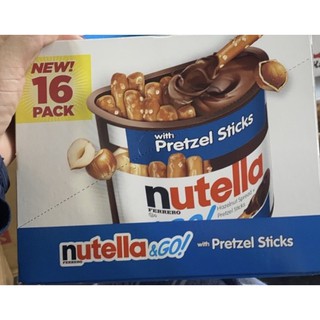 Bánh que chấm Nutella and Go ( thùng 16 gói x 52 gr/gói) - Nhập khẩu Mỹ