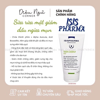 SỮA RỬA MẶT TEEN DERM ISIS PHARMA