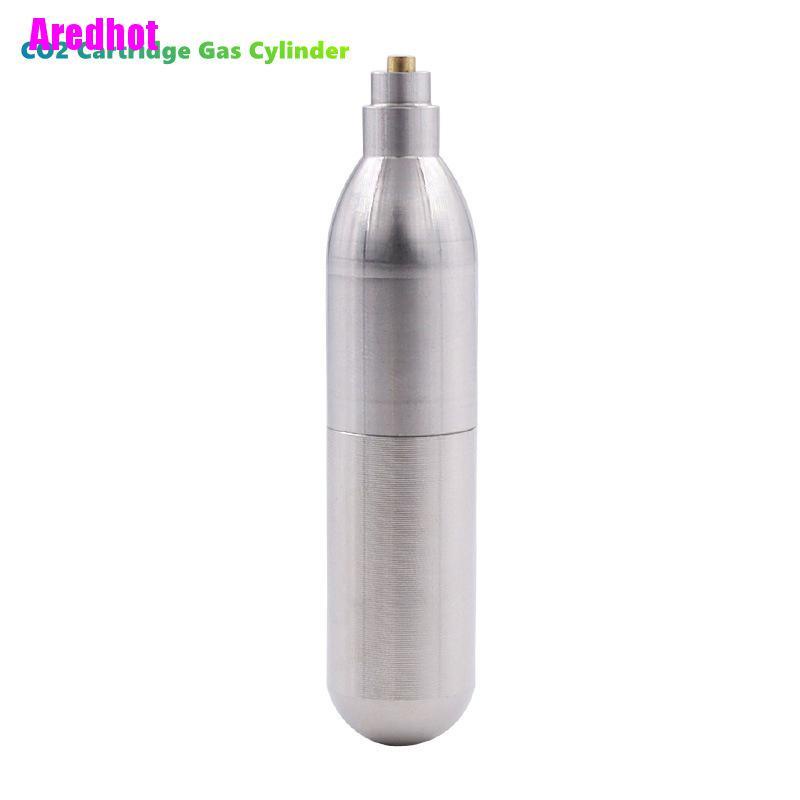 Bình xi lanh gas CO2 bằng thép không gỉ 12g có thể sạc lại