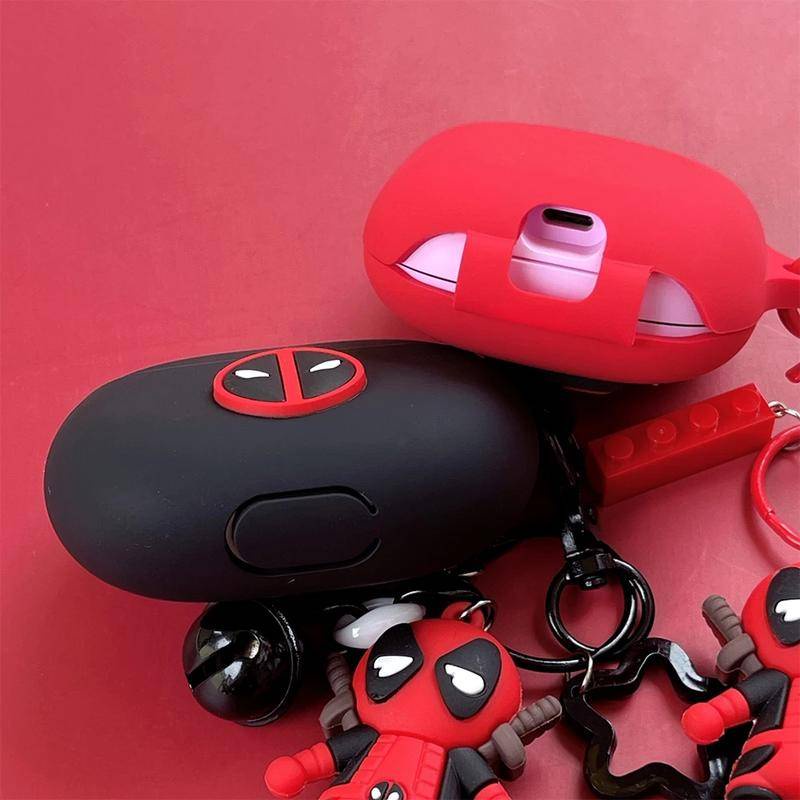 Vỏ Bọc Hộp Sạc Tai Nghe TWS In Hoạt Hình Có Móc Khóa Tiện Dụng Cho Beats Fit Pro