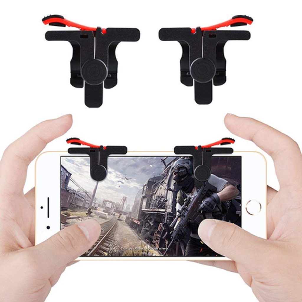 Bộ 2 Nút Bấm Chơi Game PUBG Dòng C9 nút inox Hỗ Trợ Chơi Pubg Mobile, Ipad - Thế hệ f4 -dc3033