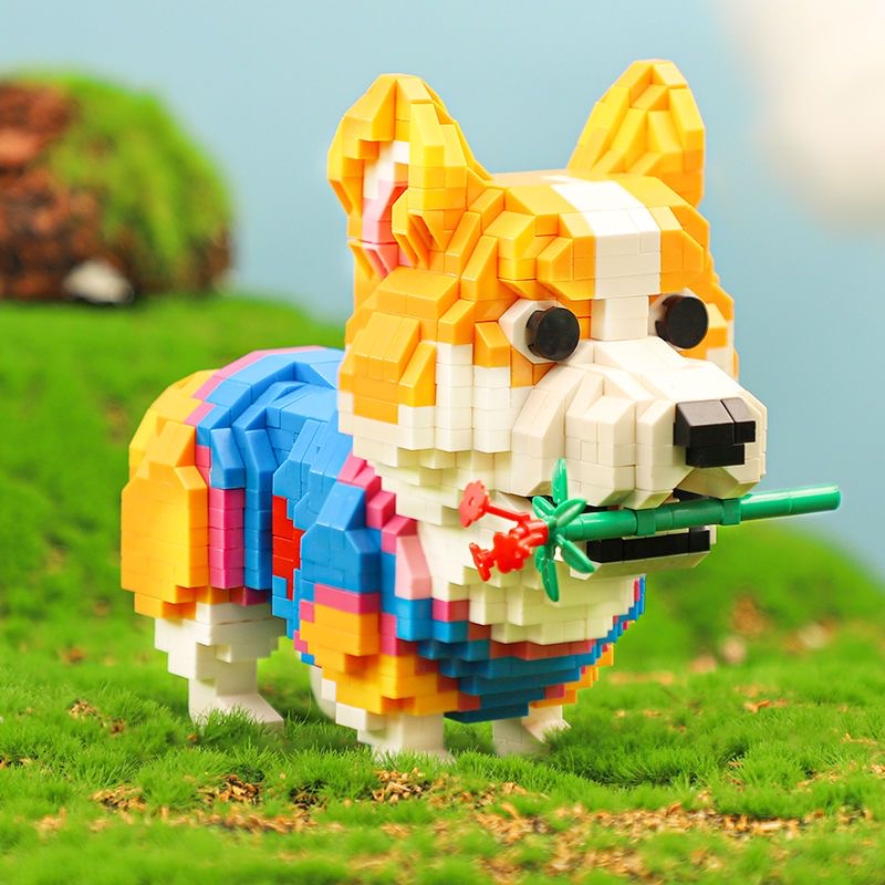 Đồ Chơi Lắp Ráp Hình Thú Cưng Dễ Thương Cho Bé 18391-18396