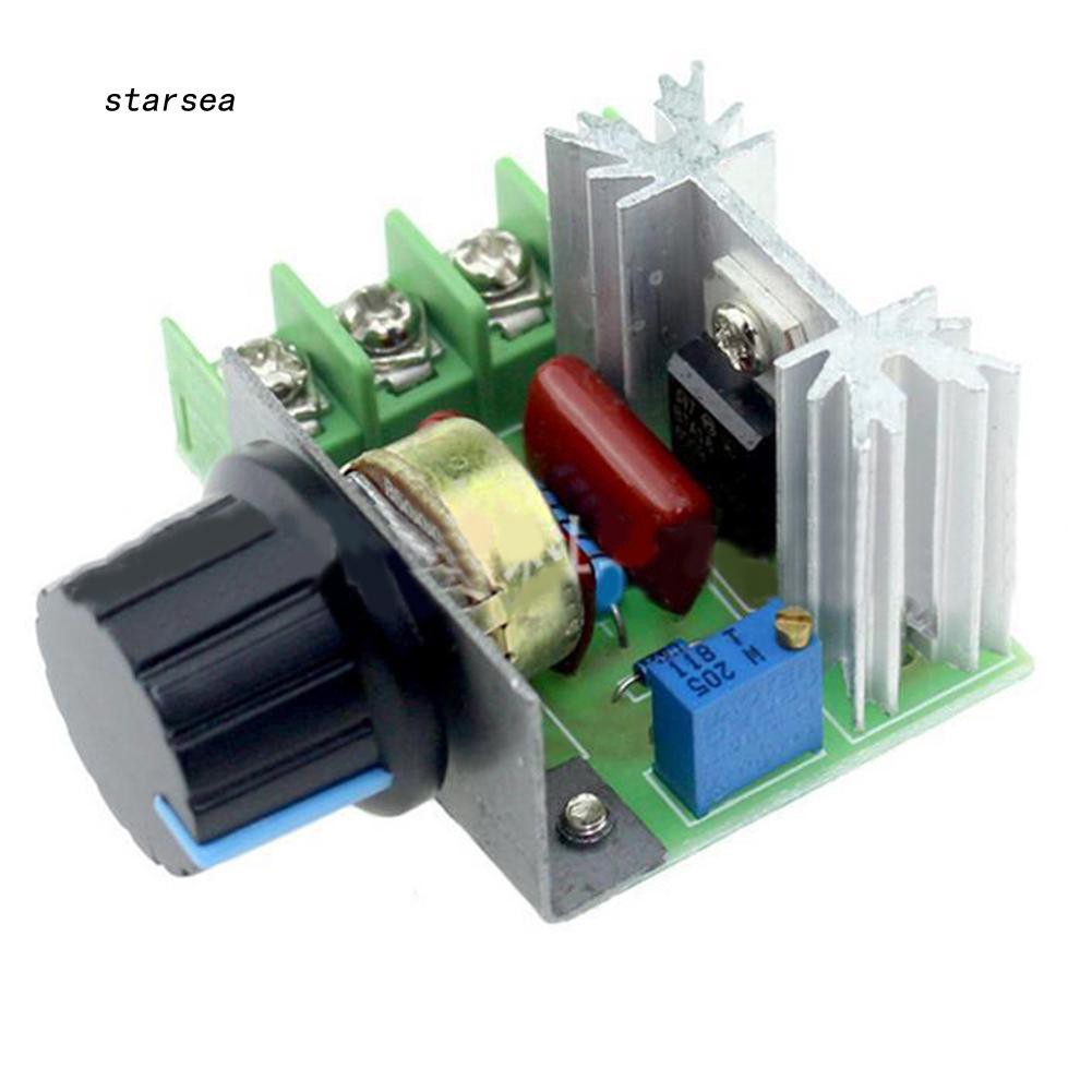 Mạch điều chỉnh điện áp tốc độ động cơ stse _ 2000W AC 50-220V 25A PWM