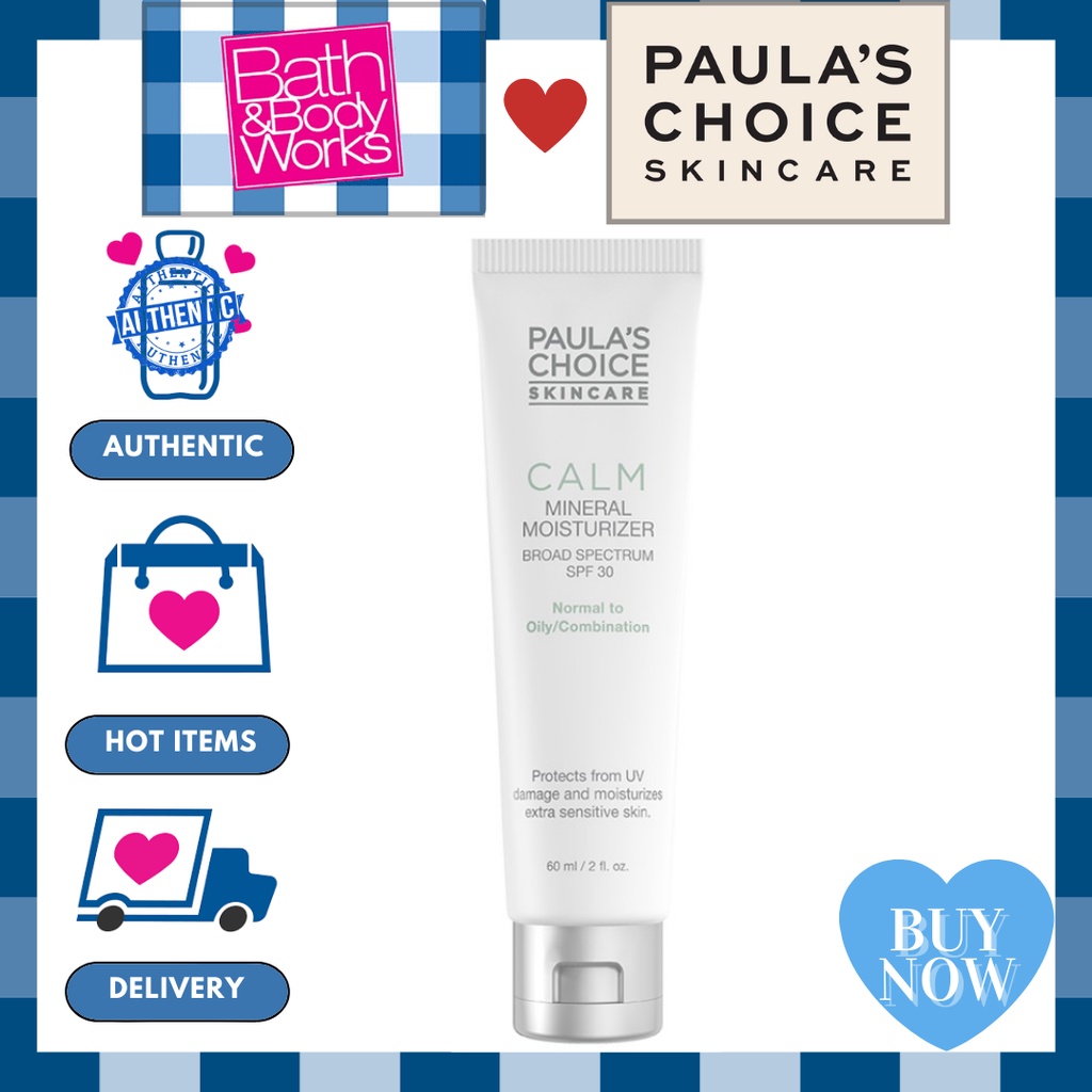 (Oily Skin) Kem Dưỡng Ẩm Ban Đêm Cho Da Dầu, Nhạy Cảm - Paula's Choice Calm Redness Relief Moisturizer (60ml)