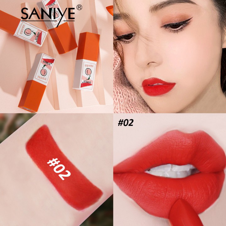 Son môi lì SANIYE K1122 tông cam 3.5g | BigBuy360 - bigbuy360.vn