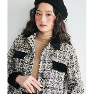 BLEUBIRD Áo khoác dạ tweed DARCY JACKET