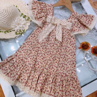 Váy cánh tiên viền ren bé gái (10-24kg)🌻🌻💐