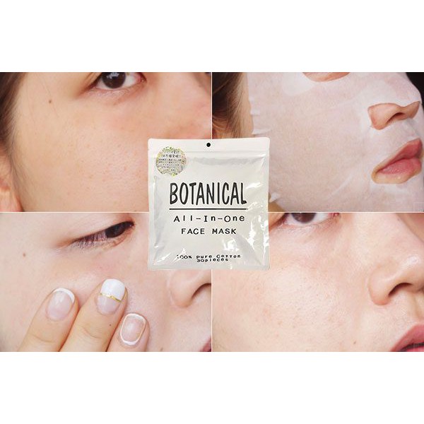 Mặt nạ dưỡng ẩm Botanical All In One Face Mask 30 miếng - Nhật