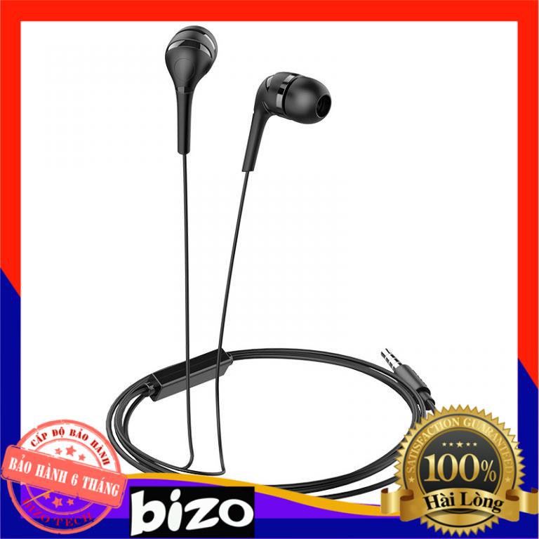 [hoco] TAI NGHE DÂY HOCO M40 KÈM MIC THOẠI, DÂY TPE ĐÀN HỒI, JACK CẮM 3,5MM