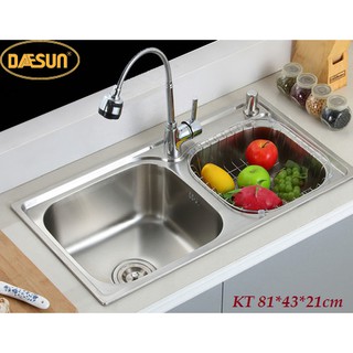 CHẬU RỬA INOX CAO CẤP DAESUN DS 763