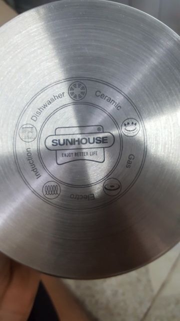 Bộ Nồi inox 5 Đáy Sunhouse SH781 CÓ HÌNH THẬT.BÁN LẺ 1 HOẶC 2 NỒI