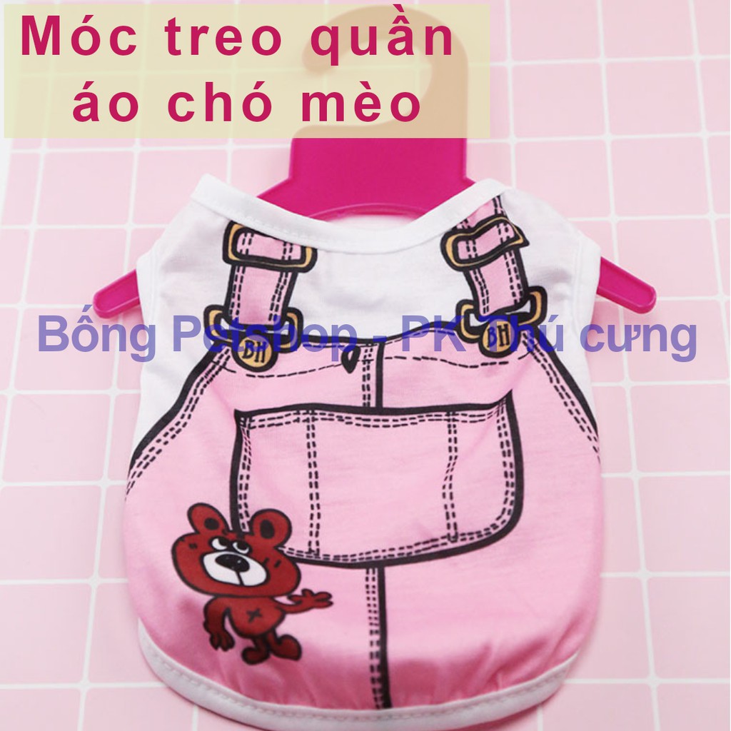 Móc treo quần áo chó mèo - Mắc áo thú cưng