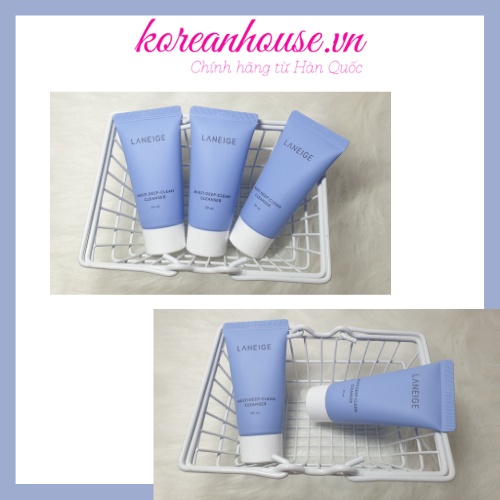 SỮA RỬA MẶT LÀM SẠCH SÂU LANEIGE MULTI DEEP-CLEAN CLEANSER_30ML