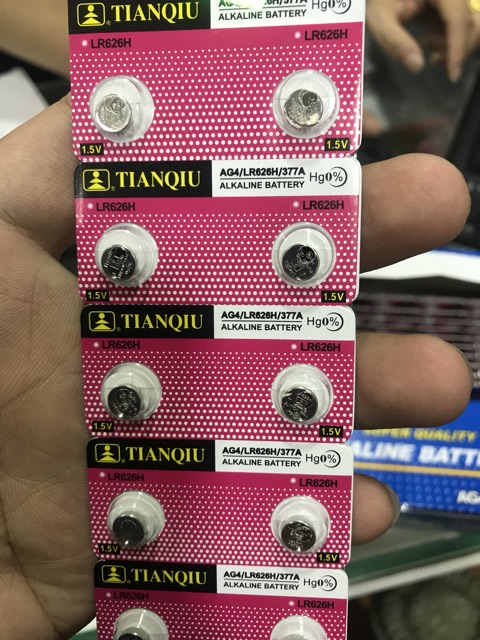 Pin Cúc Áo Đầu Đũa AG4 LR626H 377A