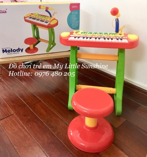 Đàn piano có micro cho bé M02 (green)