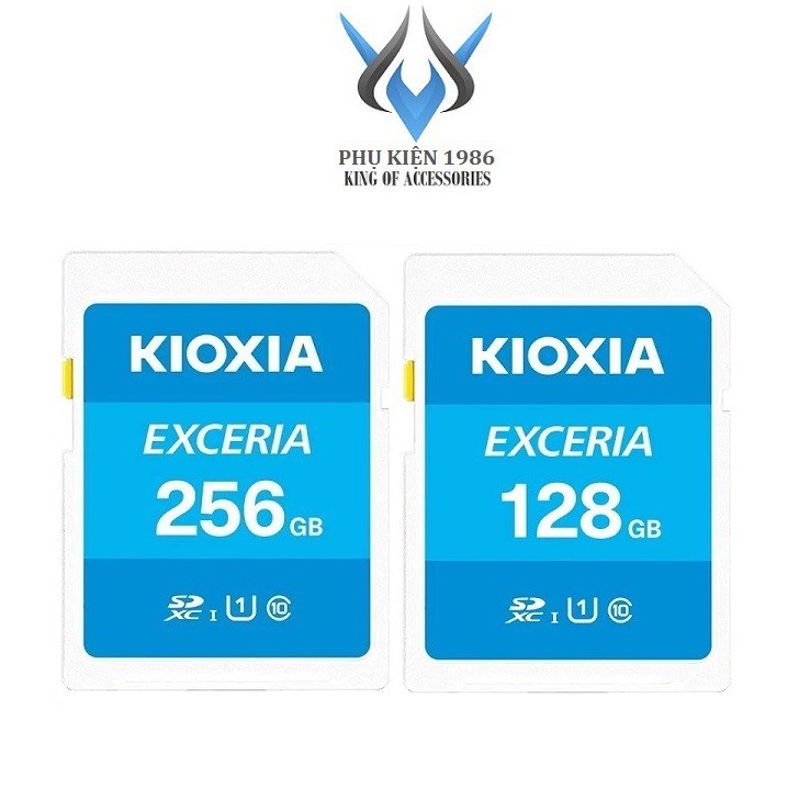Thẻ nhớ Máy Ảnh SDHC Kioxia Exceria 128 / 256GB UHS-I U1 100MB/s (Xanh) - Formerly Toshiba Memory
