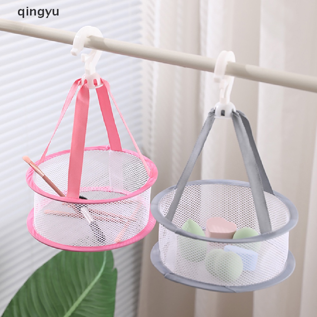 Túi Lưới Phơi Khô Cọ Trang Điểm Chống Gió Chống Rơi Tiện Dụng