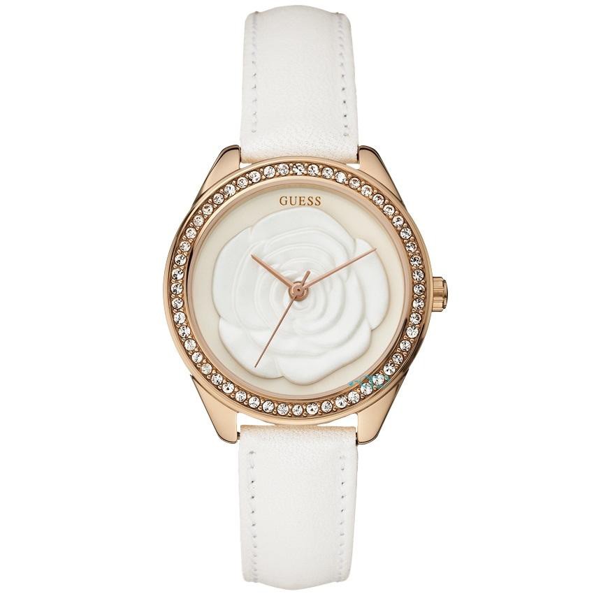 Đồng hồ nữ GUESS ROSEETTE W75043L2 dây da màu trắng 36mm9