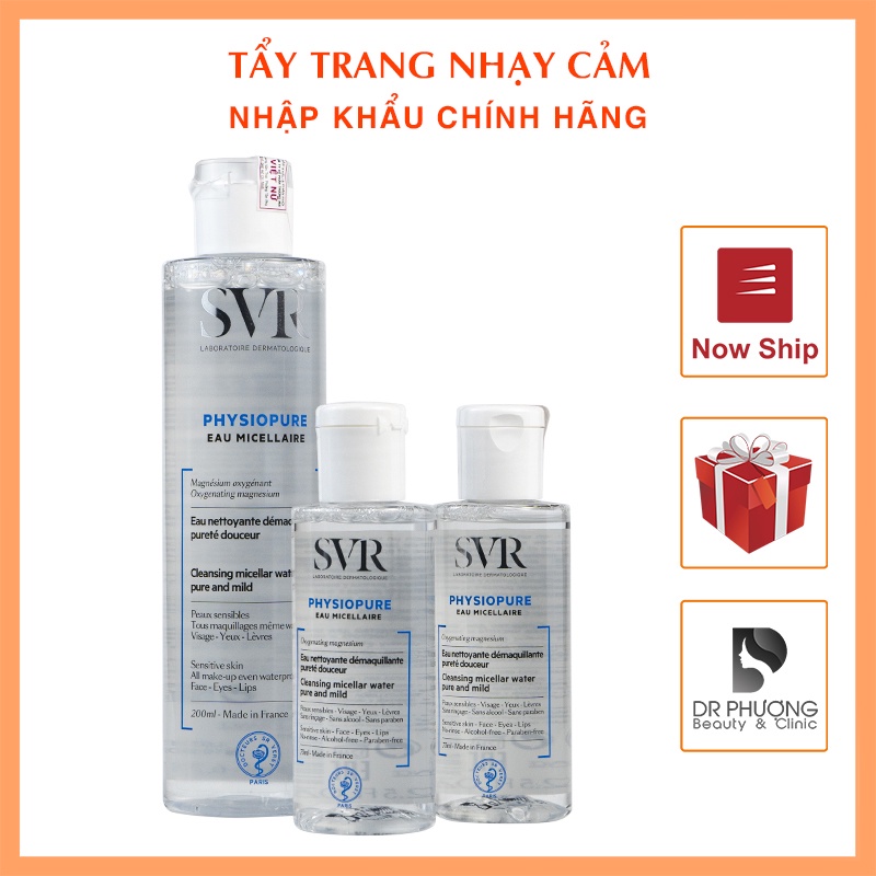 [CHÍNH HÃNG] Tẩy trang nhạy cảm SVR Physiopure Eau Micellaire