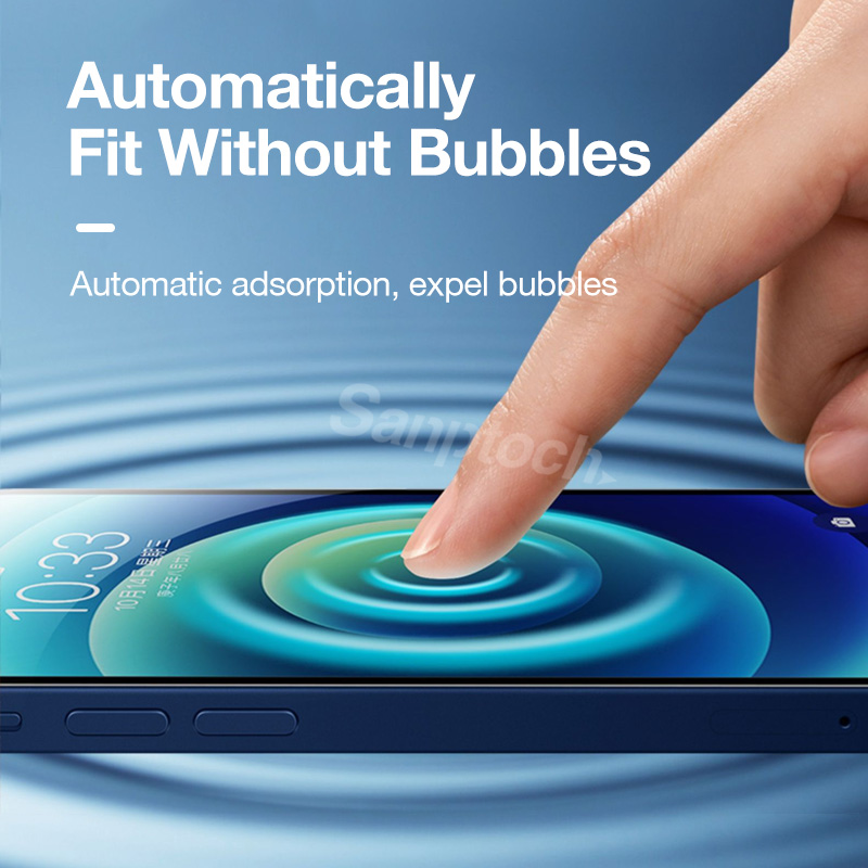 Kính bảo vệ toàn màn hình Sanptoch phù hợp cho iPhone 11/12/13 Pro Max 13