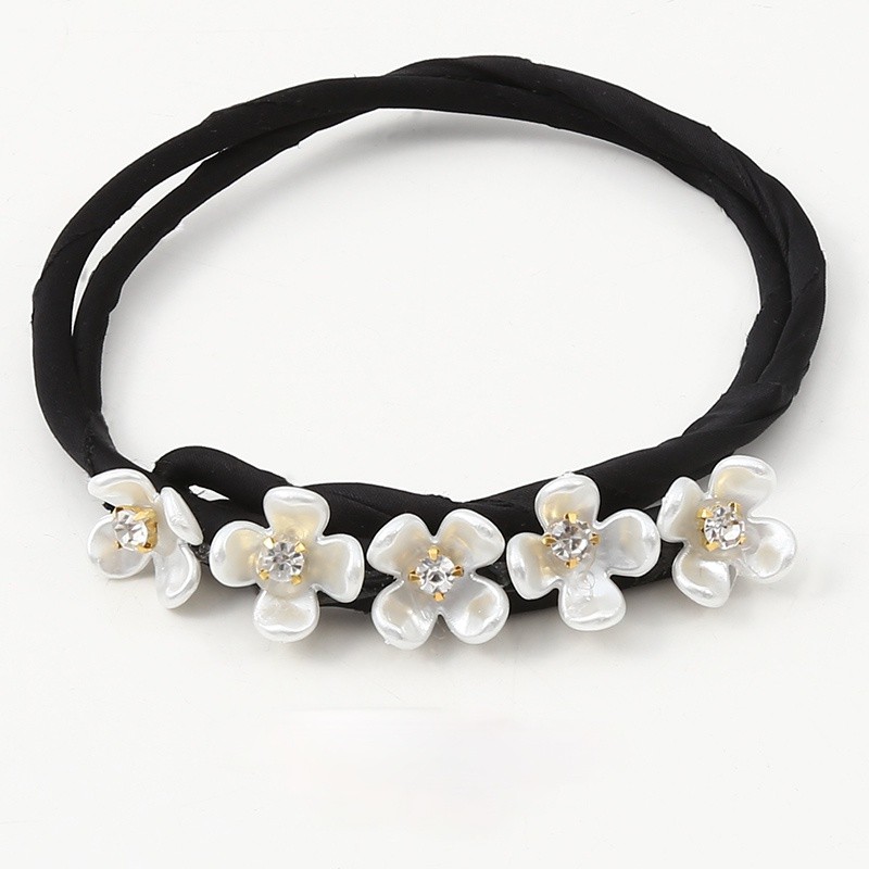 Kẹp tóc đính ngọc trai phong cách mùa hè Hàn Quốc