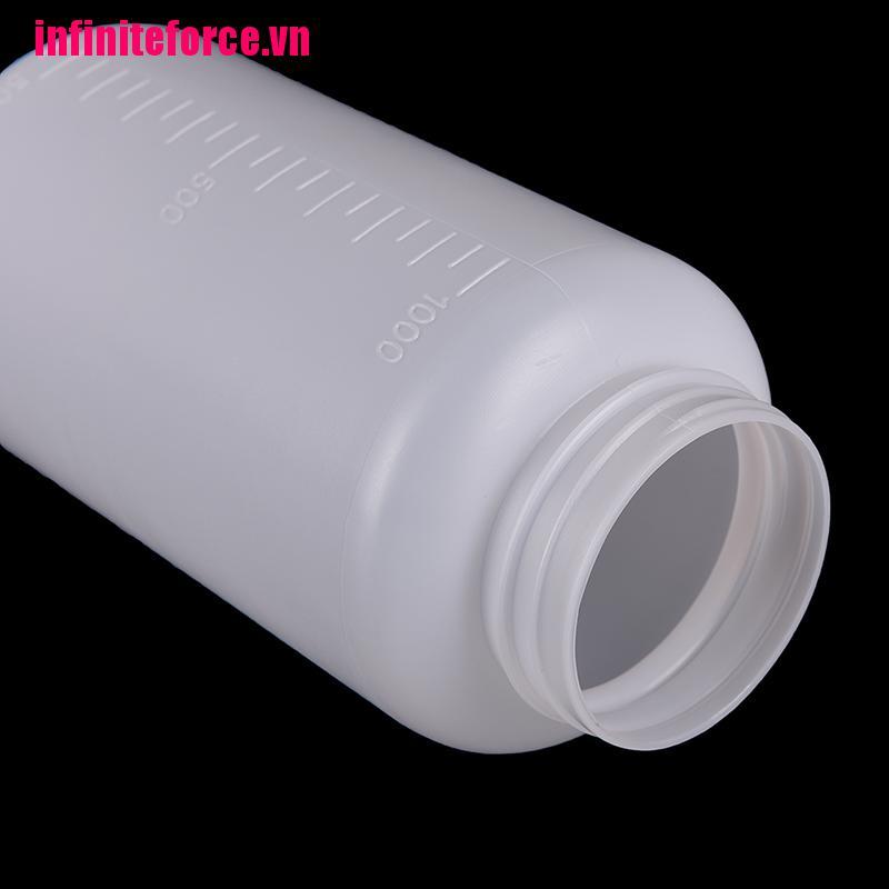 1 Chai Nhựa Trong Suốt Hình Trụ Dung Tích 1000ml