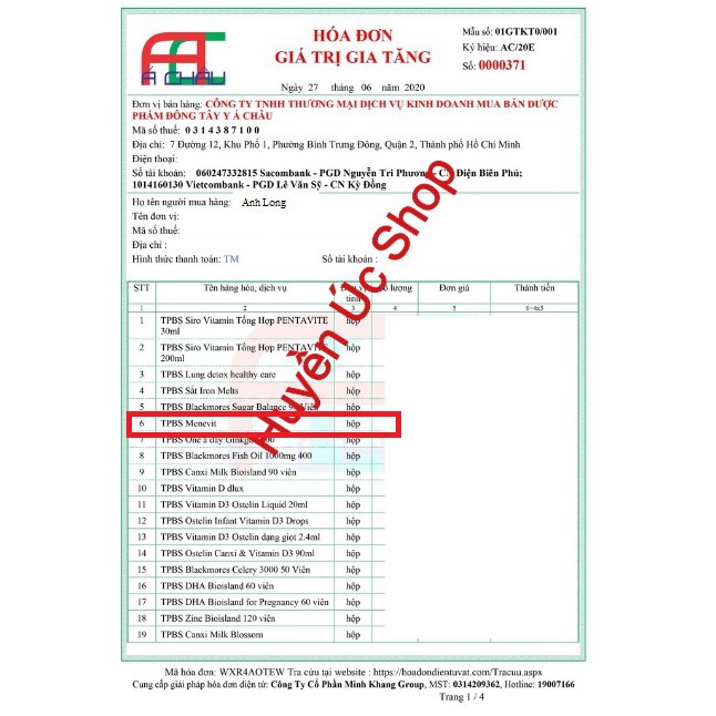 MENEVIT- Vitamin cho nam giới 90 viên của Úc, tăng chất lượng, số lượng tinh trùng - Hiếm muộn