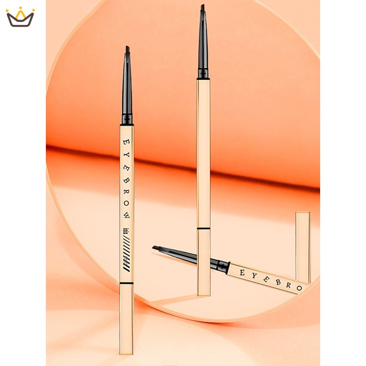 Bút Chì Kẻ Lông Mày Đầu Tam Giác Nhỏ 1.5mm Màu Vàng Kim Chống Nước Scirocco Rất Mỏng Pe yrshop