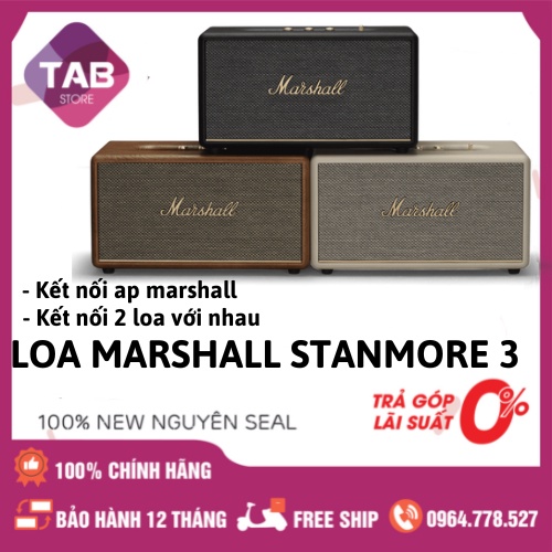 Loa Marshall Stanmore 3 New Chính Hãng - Bảo Hành 12 Tháng